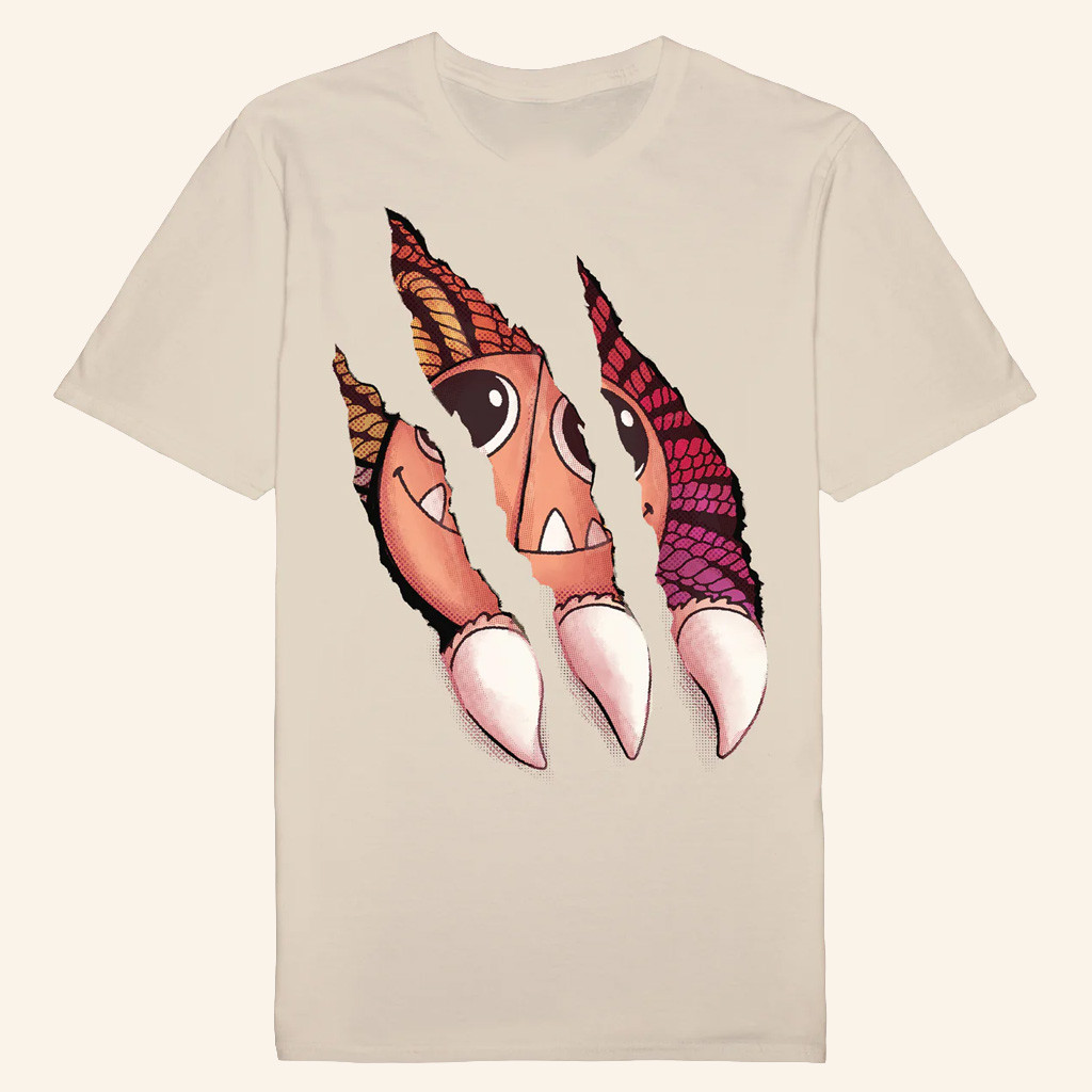 Poppy Playtime Merch Yarnaby Claw Scratch T-Shirt Birthday Ideas For Besties Poppy Playtime Merch Yarnaby Claw Scratch T-Shirt Birthday Ideas For Besties