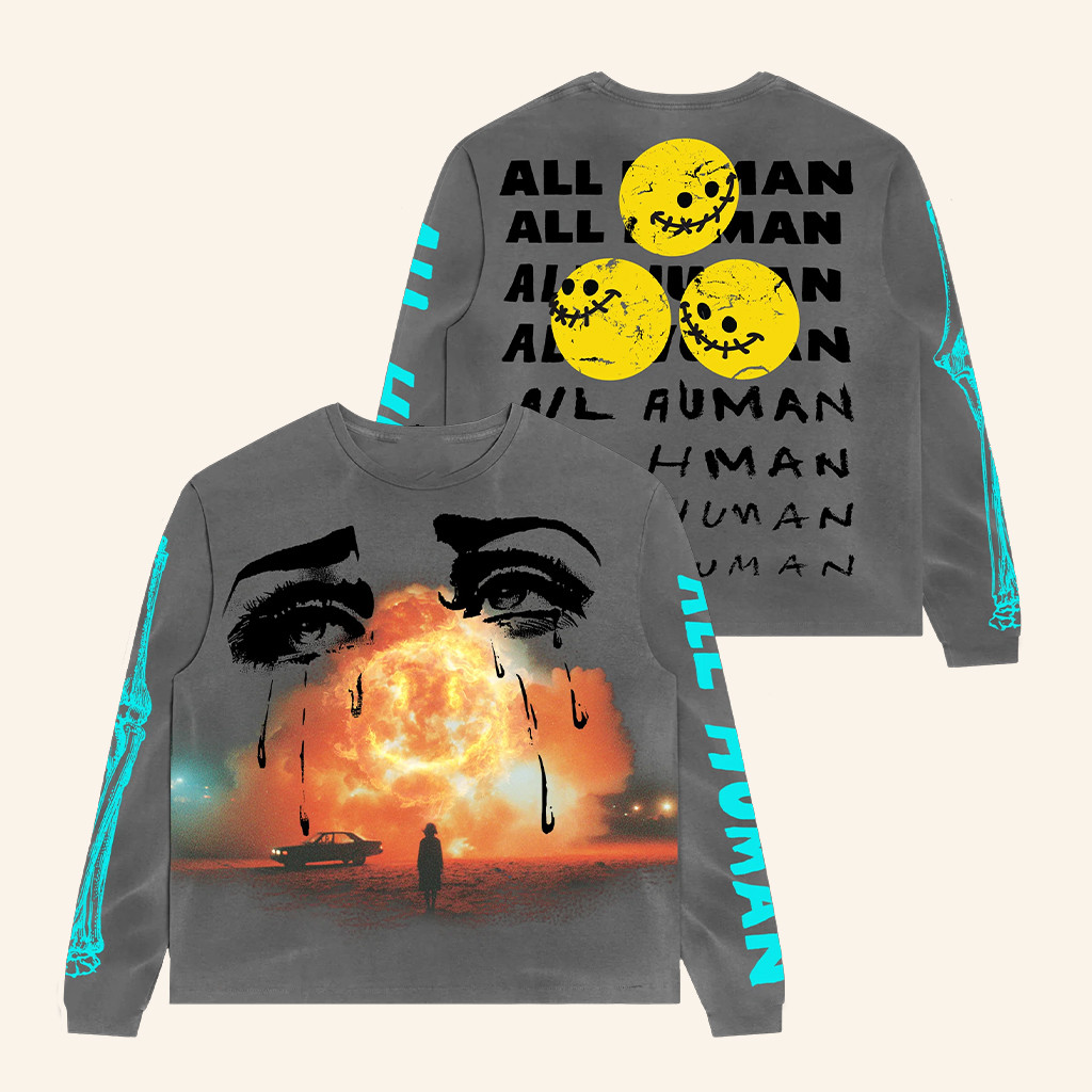 Popular Demand Merch All Human No Peace Long Sleeve Shirt Gift Ideas For Him Popular Demand Merch All Human No Peace Long Sleeve Shirt Gift Ideas For Him