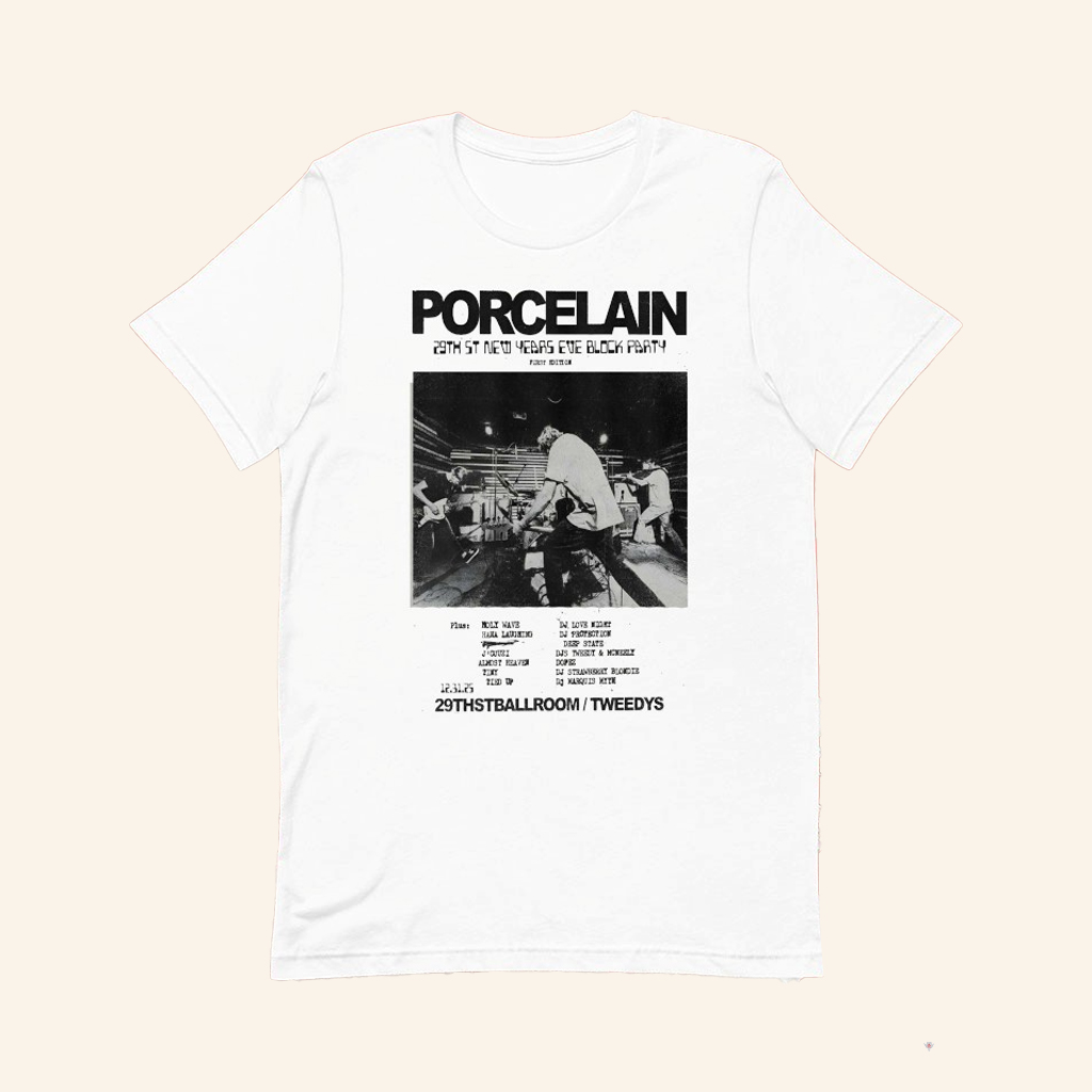 Porcelain December 31 2025 In Austin TX T-Shirt Porcelain Merch Gifts For Music Fans