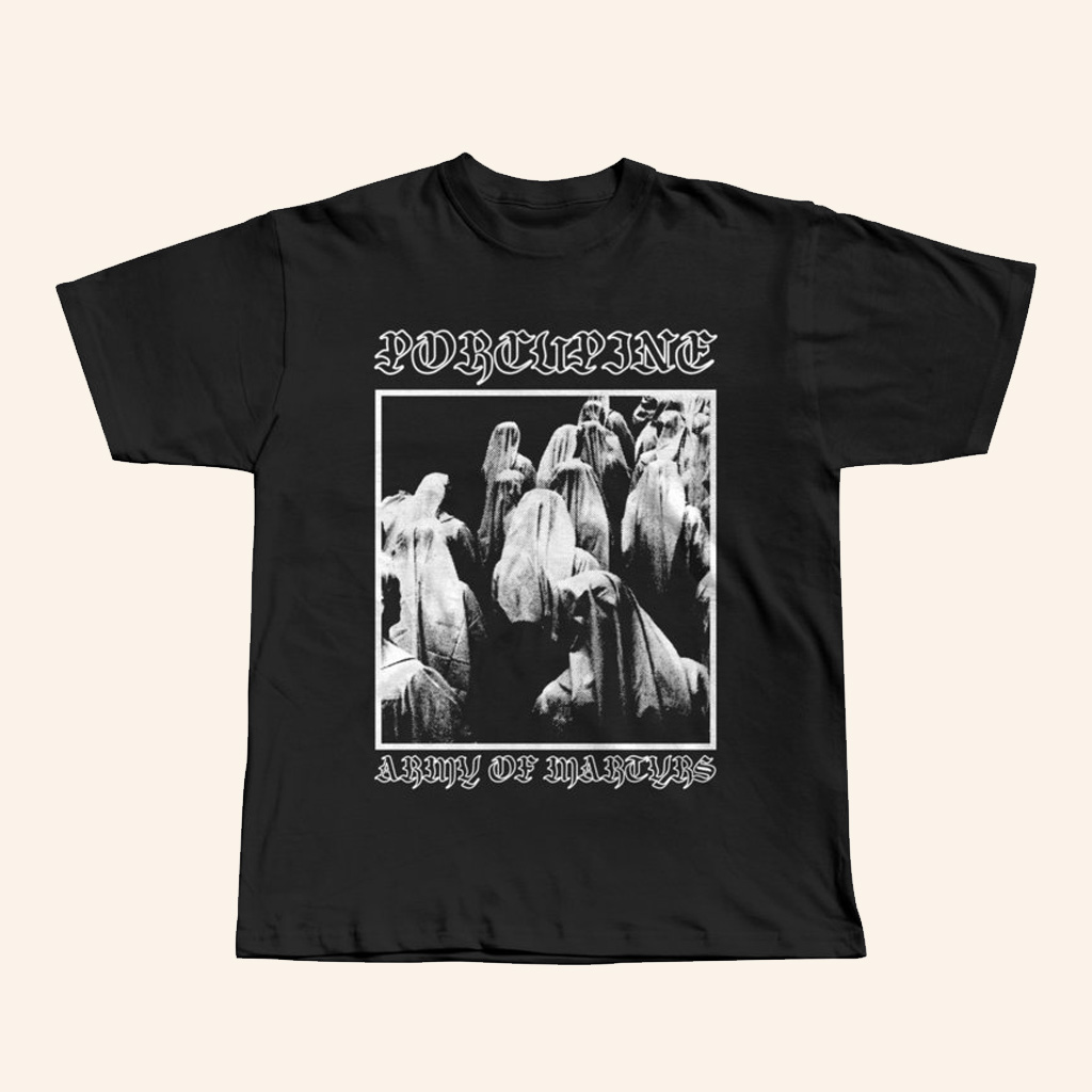 Porcupine Merch Army Of Martyrs T-Shirt Music Lover Gift Ideas For Him