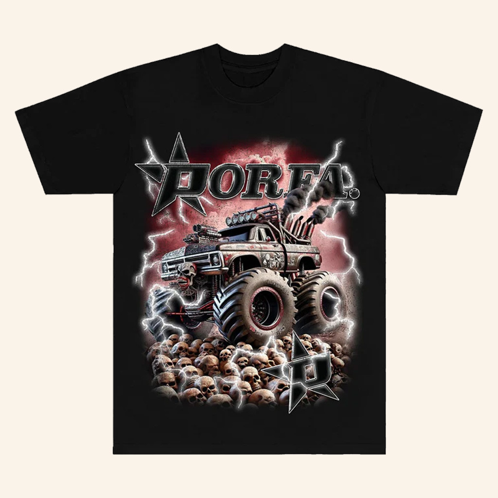Porfa Merch Monster Truck T-Shirt Christmas Gift Ideas For Him Porfa Merch Monster Truck T-Shirt Christmas Gift Ideas For Him