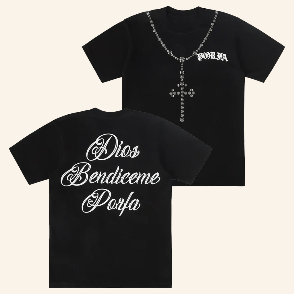 Porfa Merch Porfa Dios Bendice T-Shirt Birthday Gift For Friends Porfa Merch Porfa Dios Bendice T-Shirt Birthday Gift For Friends