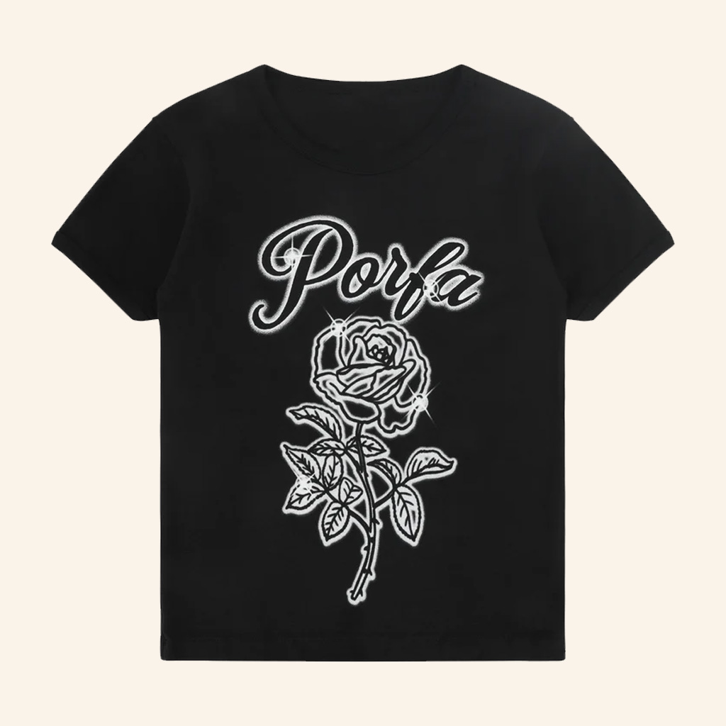 Porfa Merch Porfa Rose T-Shirt Birthday Ideas For Wife