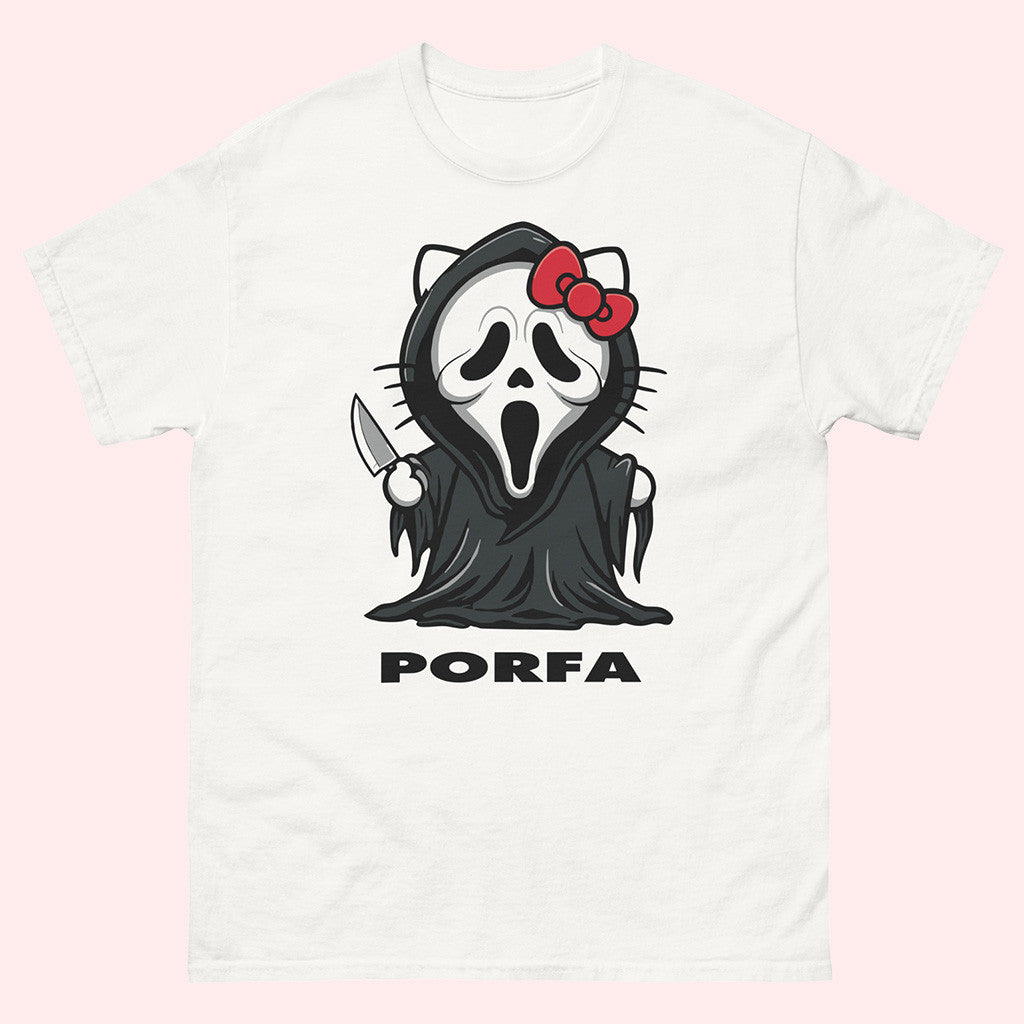 Porfa Merch Porfa Scream Halloween T-Shirt Gifts For Friends Porfa Merch Porfa Scream Halloween T-Shirt Gifts For Friends