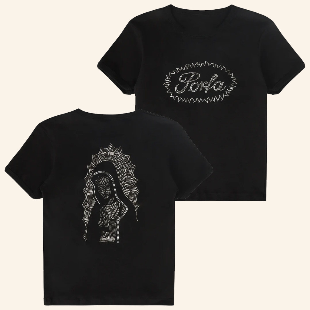 Porfa Merch Porfa Virgencita T-Shirt Xmas Gifts For Wife