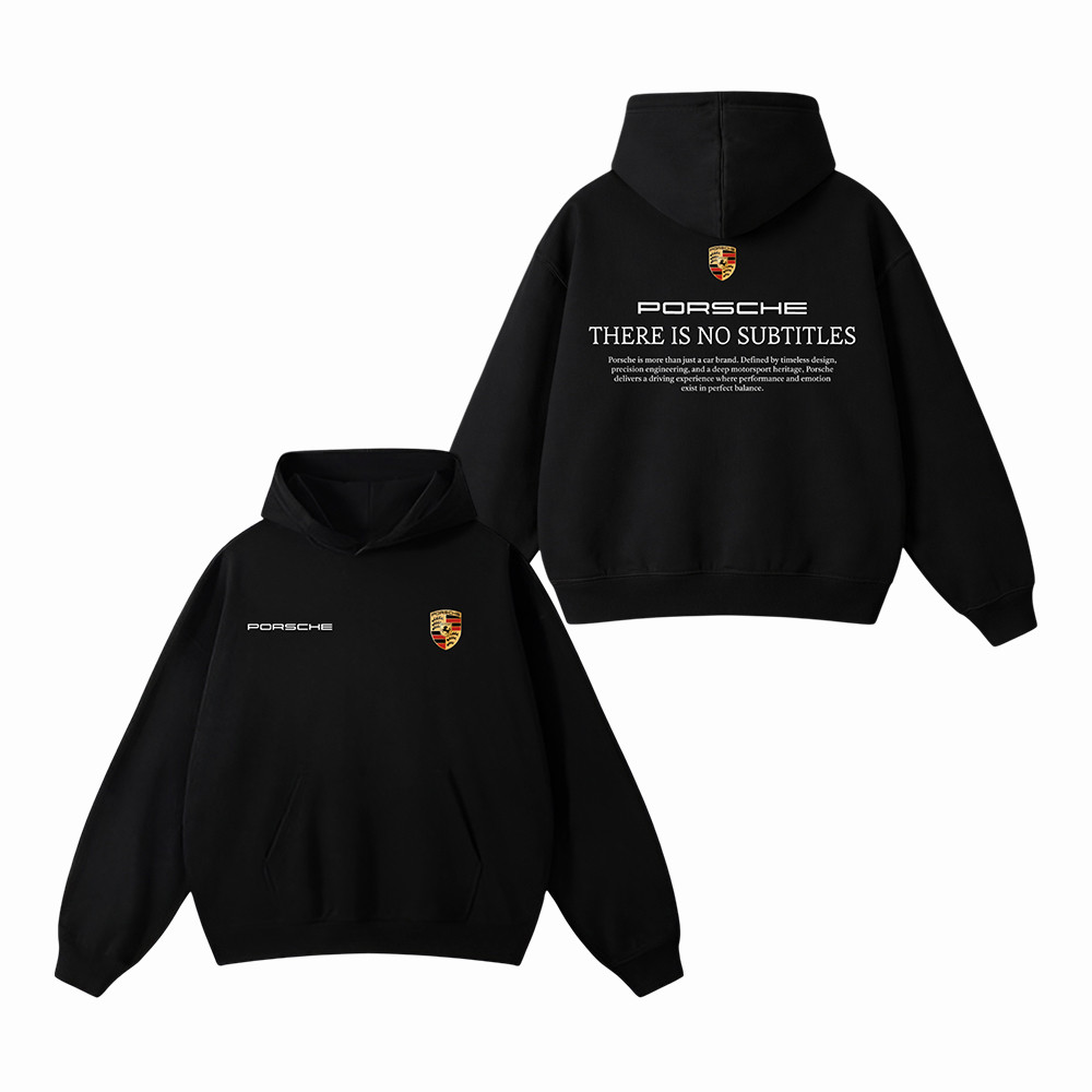 Porsche There Is No Subtitles Hoodie Porsche Accessories Racing Enthusiast Gift