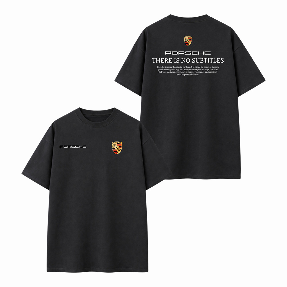 Porsche There Is No Subtitles T-Shirt Porsche Apparel Sport Car Fans Gift Ideas