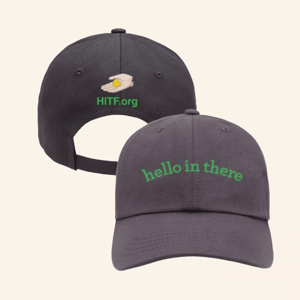 Port Merch Hello In There Foundation Hat Gifts For Him Port Merch Hello In There Foundation Hat Gifts For Him