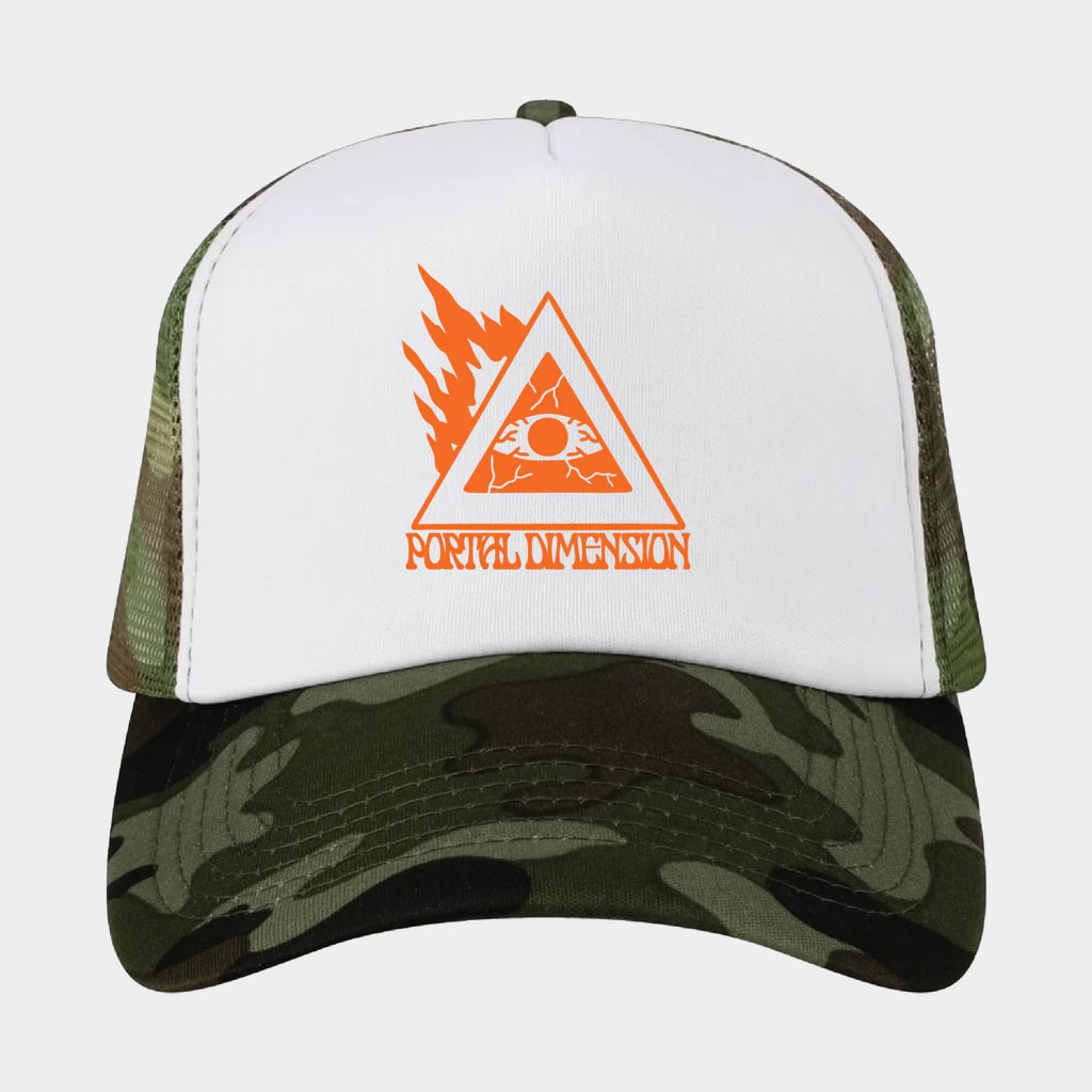 Portal Dimension Merch Third Eye Trucker Hat Portal Dimension Cap Gift Ideas For Dad-1 Portal Dimension Merch Third Eye Trucker Hat Portal Dimension Cap Gift Ideas For Dad-1