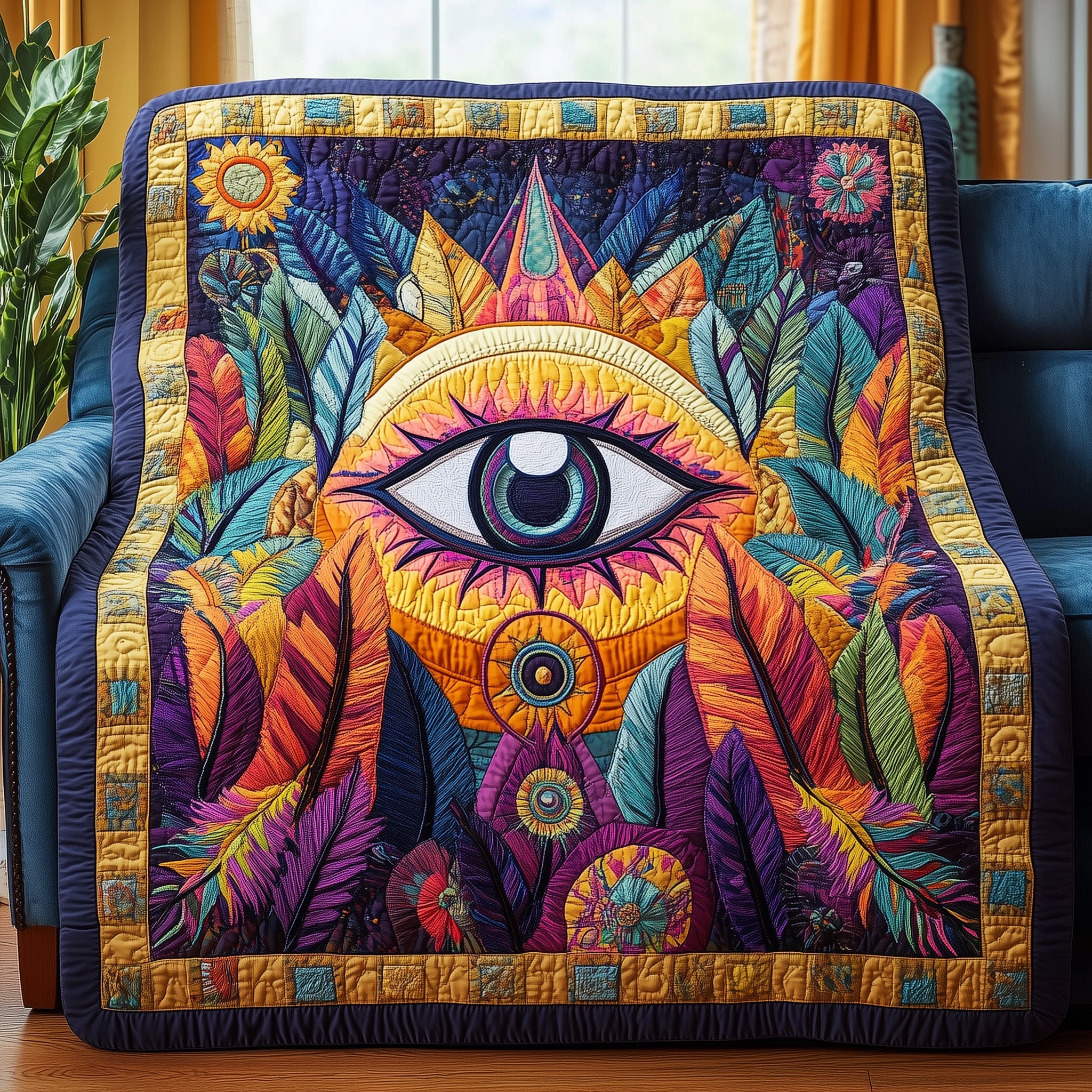 Portal to the Soul Quilted Blanket Merchandise Throw BlanketBirthday Gifts For Daughter From Dad