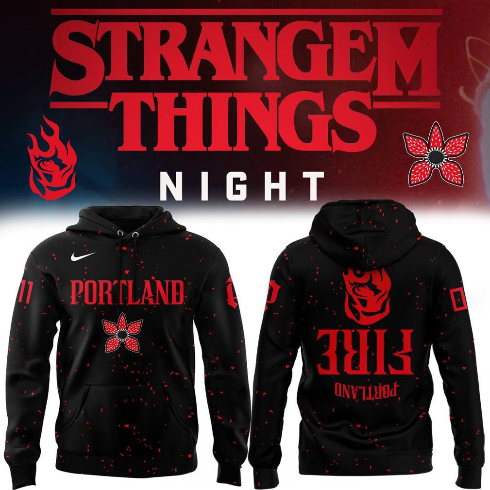 Portland Fire x Stranger Things Night Special Hoodie Gift Ideas For Husband