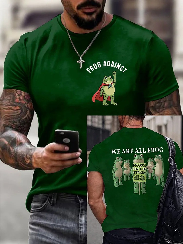 Portland Frog Against T-Shirt We Are All Frog Shirt Portland No Kings Protest Apparel Gifts