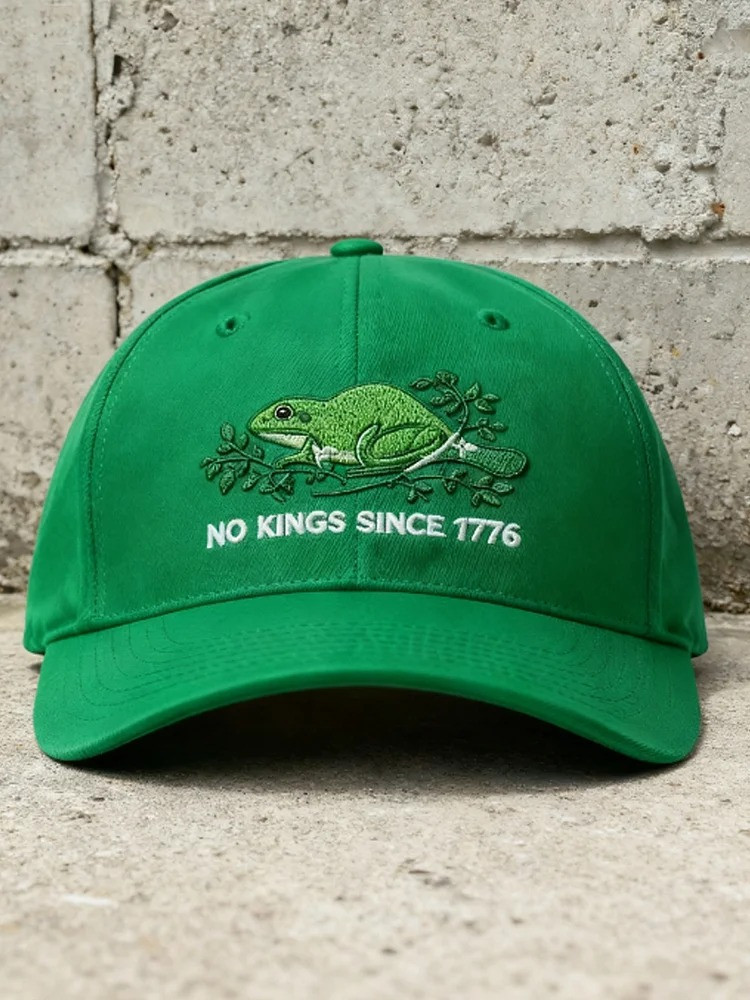 Portland Frog Hat No Kings Since 1776 Ball Cap No Kings Protest Merch Anti Trump Gifts