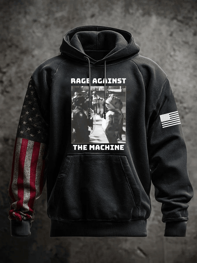 Portland Frog Hoodie FDT Rage Against The Machine Hoodie Anti MAGA Merch Gift for Men