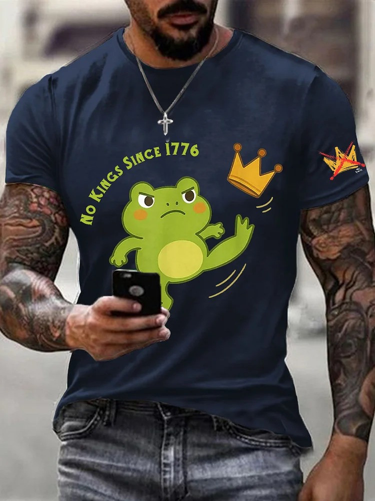 Portland Frog No Kings Since 1776 Shirt Anti Fascist No Kings Protest Merch Gifts