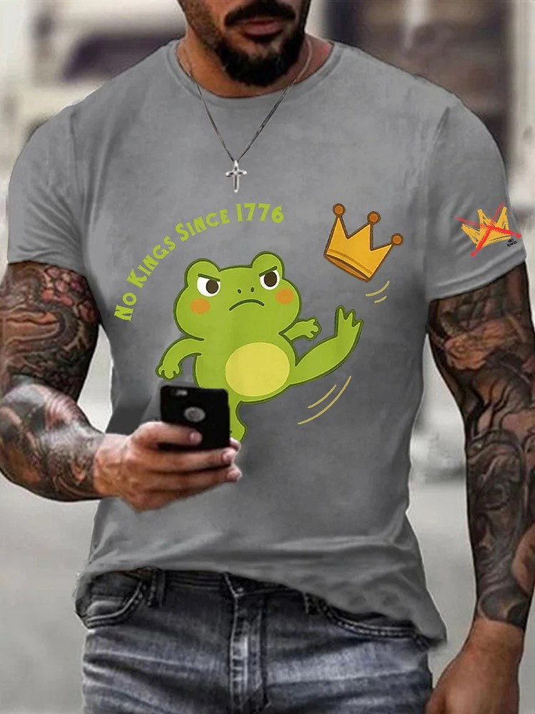 Portland Frog No Kings Since 1776 Shirt No Kings Protest Anti Fascist Apparel Gifts
