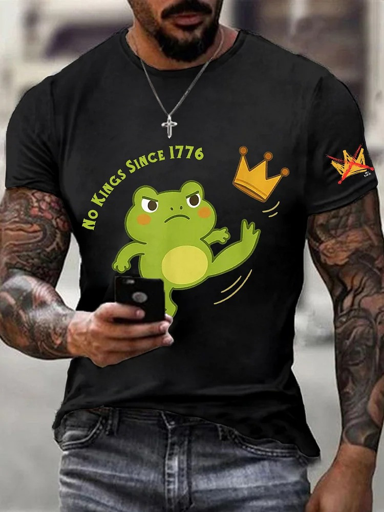 Portland Frog No Kings Since 1776 Shirt No Kings Protest Anti Fascist Merch Gifts Ideas