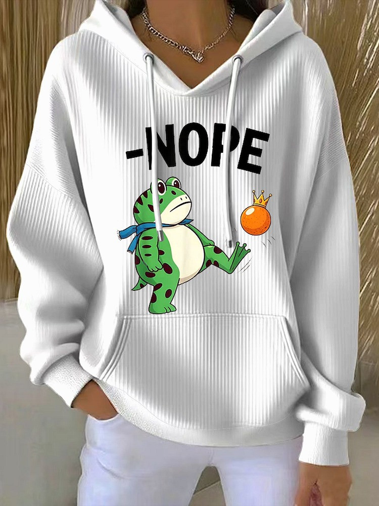 Portland Frog Nope Hoodie No Kings Frog Hoodie No Kings Protest Merch Gifts