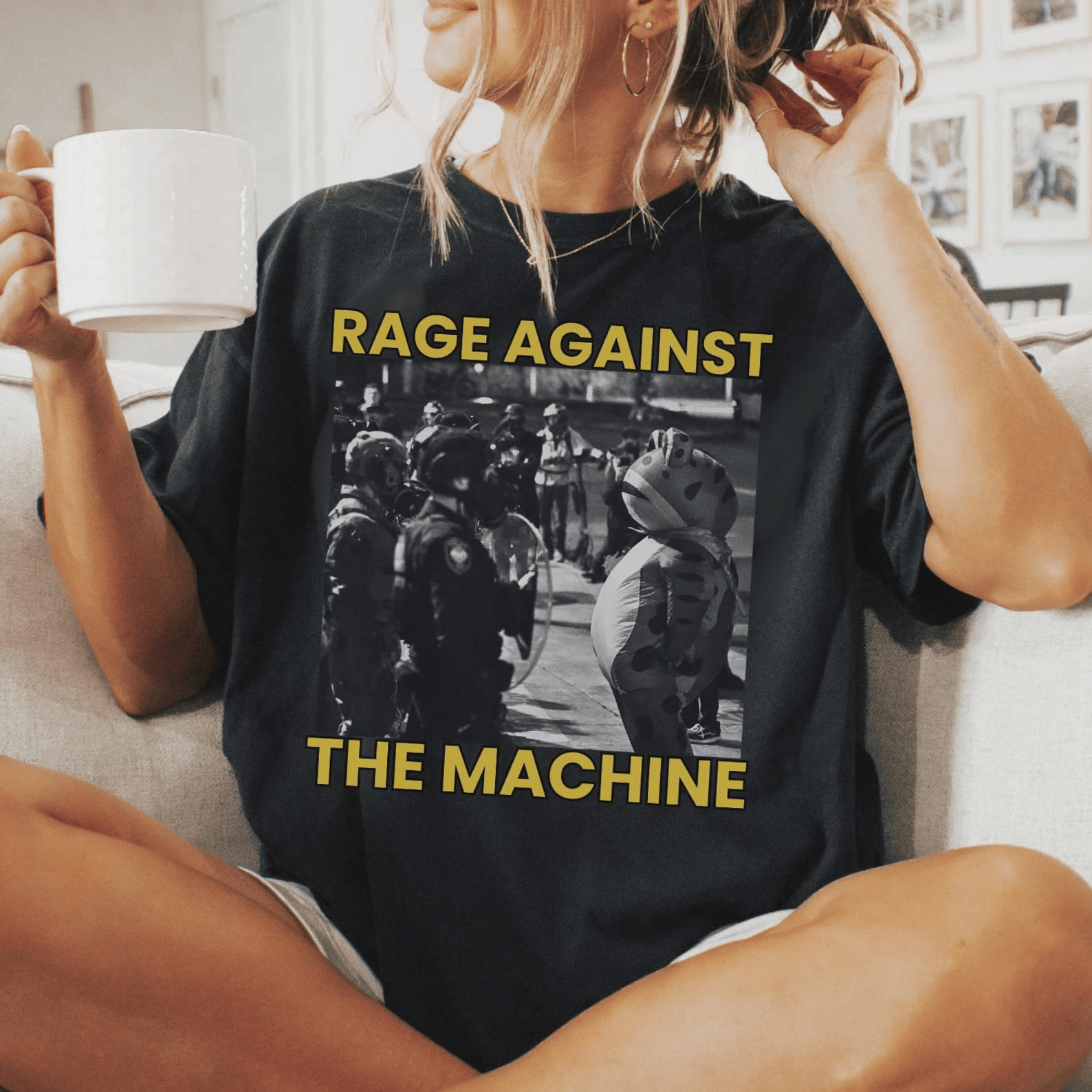 Portland Frog Protest Shirt Anti Fascism Anti ICE Shirt Democracy Merchandise
