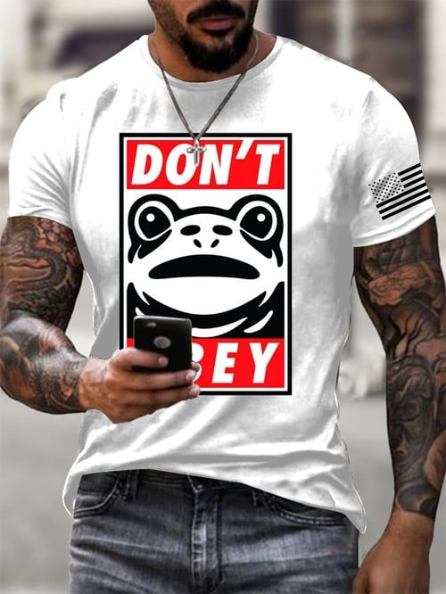 Portland Frog Resist Don't Obey T-Shirt No Kings Anti Fascism Protest Political Merch Gifts