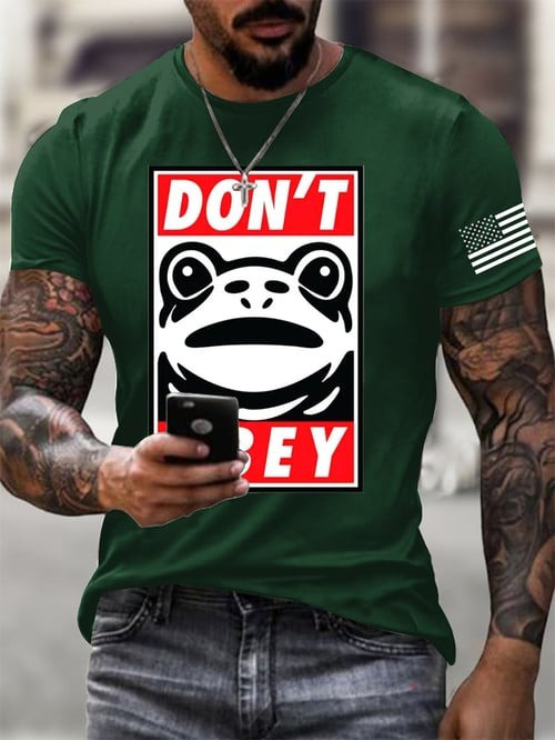 Portland Frog Resist Don't Obey T-Shirt No Kings Anti Fascism Protest Political Merch Gifts