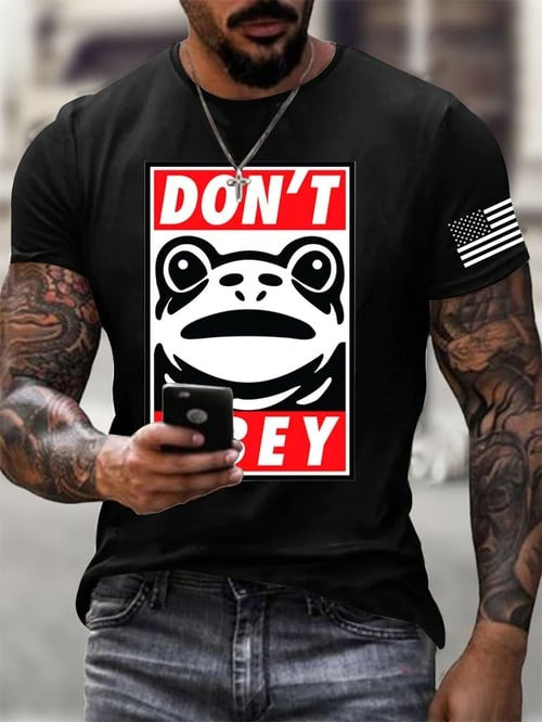 Portland Frog Resist Don't Obey T-Shirt No Kings Anti Fascism Protest Political Merch Gifts