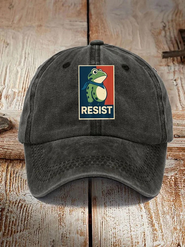 Portland Frog Resist Hat Anti ICE No Kings Protest Merch Democrats Gifts