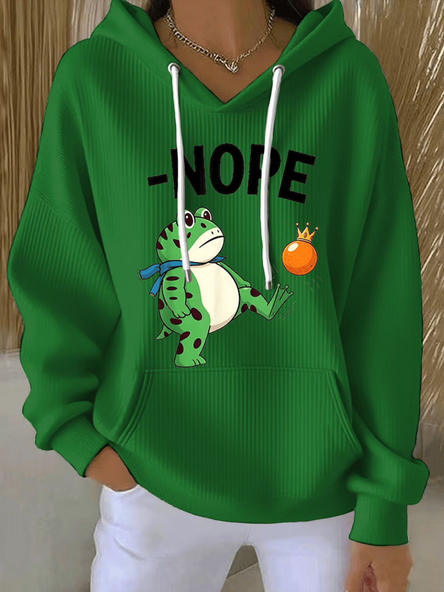 Portland Frog Resist Hoodie Nope Anti Fascism Merch Presents For American