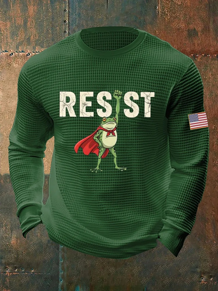 Portland Frog Resist Long Sleeve Shirt Anti Fascist Protest Merch Gifts For Men