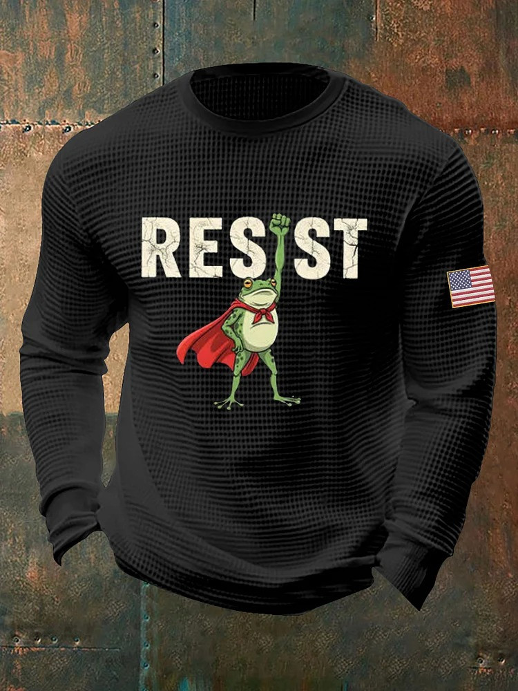 Portland Frog Resist Long Sleeve Shirt Anti Fascist Protest Merch Liberal Political Gifts