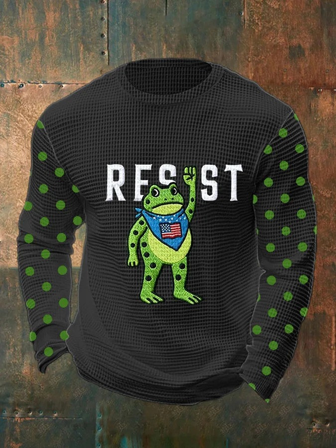 Portland Frog Resist Long Sleeve Shirt Frog ICE Protest Merch Anti Trump Gifts