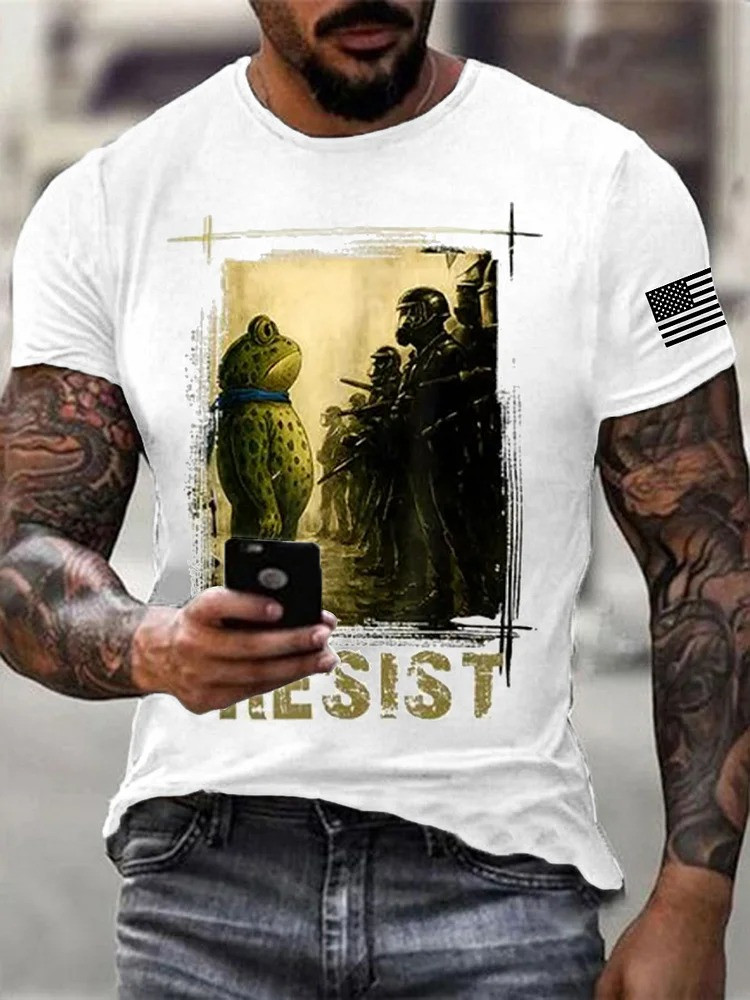 Portland Frog Resist Shirt Anti ICE Anti Fascist Protest Merch Gifts For Men