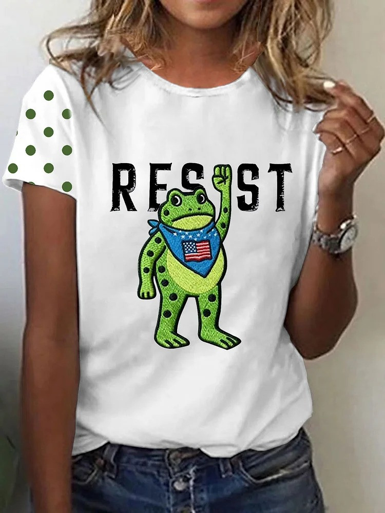 Portland Frog Resist Shirt No Kings Protest Abolish ICE Merch Gifts For Liberal Women