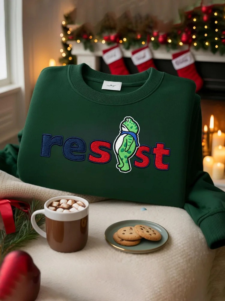 Portland Frog Resist Sweatshirt Anti Fascist Merch Christmas Gifts For Friends