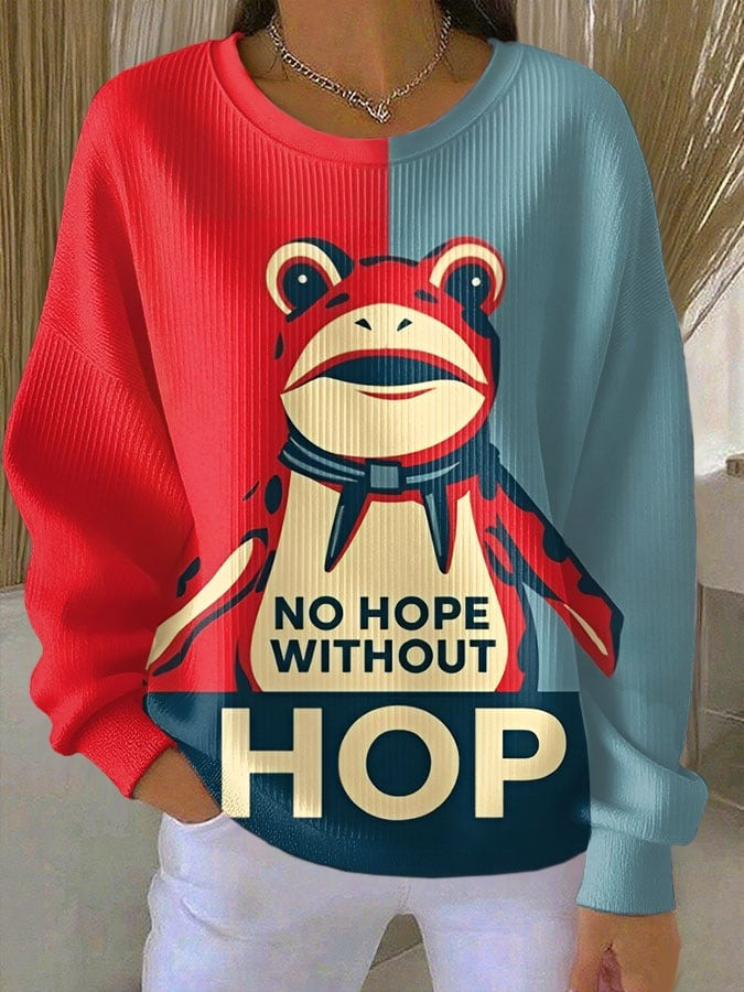 Portland Frog Resist Sweatshirt No Hope Without Hop Anti Authoritarian Patriotic Clothes Gifts