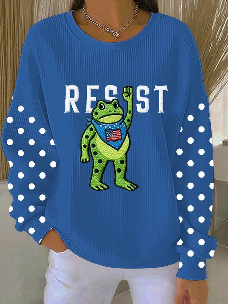 Portland Frog Resist Sweatshirt No Kings Anti ICE Protest Apparel Anti MAGA Gifts