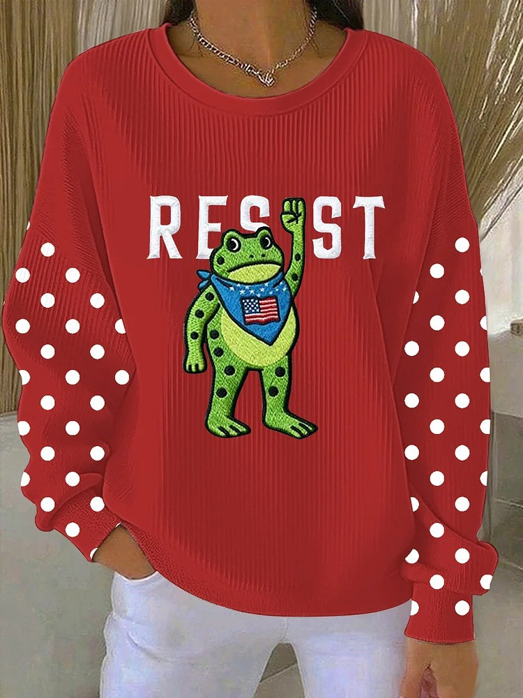 Portland Frog Resist Sweatshirt No Kings Anti ICE Protest Apparel Democrats Gifts