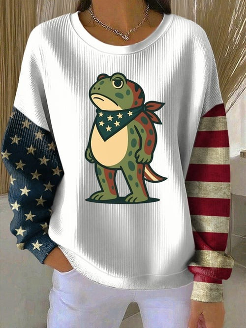 Portland Frog Resist Sweatshirt USA Flag No Kings Clothing Activist Freedom Gift Ideas