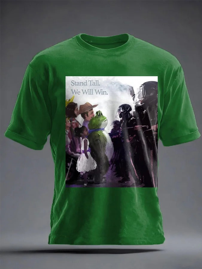 Portland Frog Shirt Stand Tall We Will Win No Kings Protest Merch Anti ICE Apparel Gifts