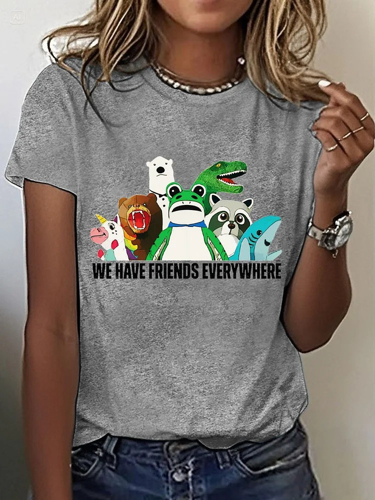Portland Frog Shirt We Have Friends Everywhere Anti Fascist Protest Merch Gifts