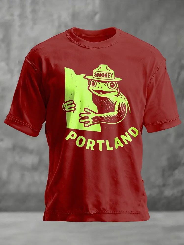 Portland Frog Smokey Shirt Anti Fascist Merch Portland Frog Protest Apparel Gifts