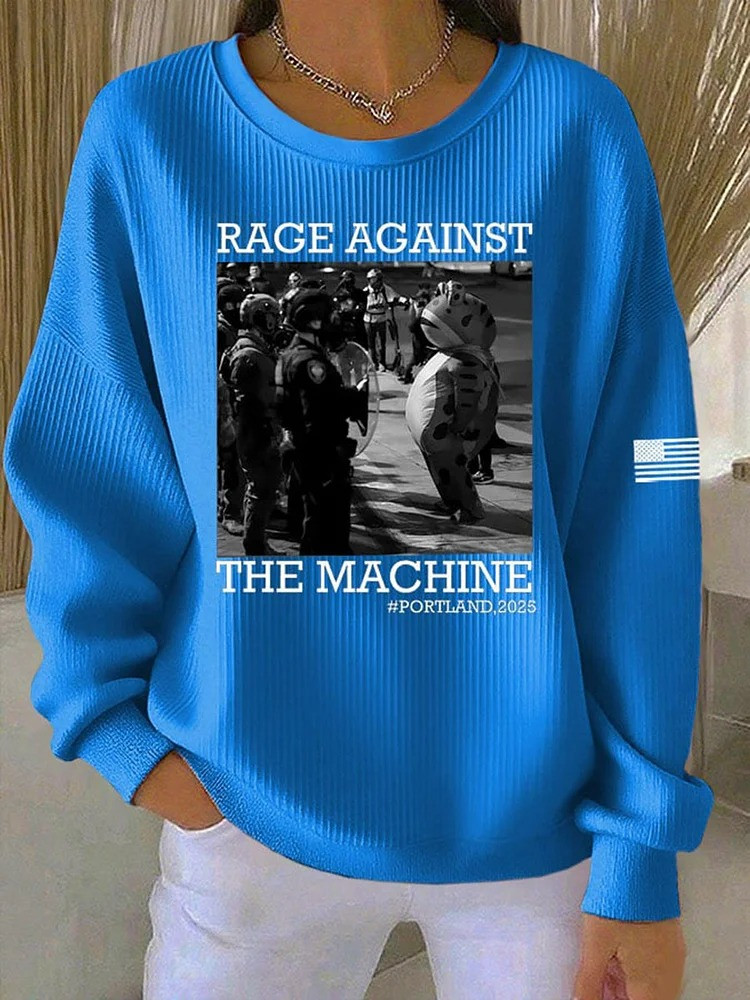 Portland Frog Sweatshirt Rage Against The Machine Anti Fascist Protest Merch Activist Gifts