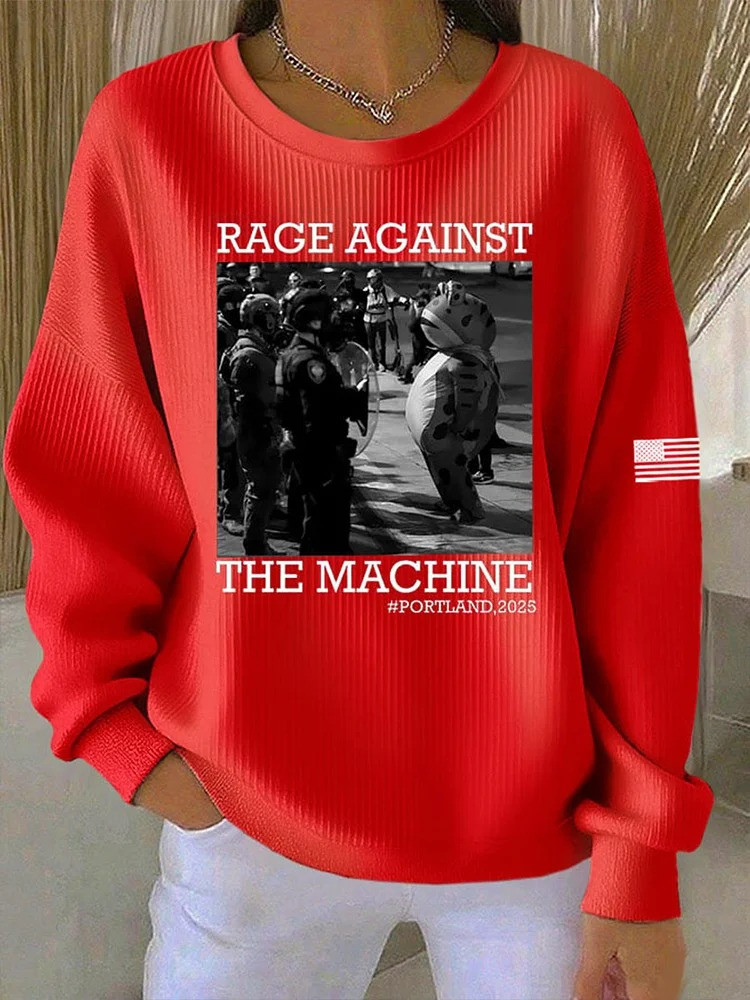 Portland Frog Sweatshirt Rage Against The Machine Anti Fascist Protest Merch Gifts