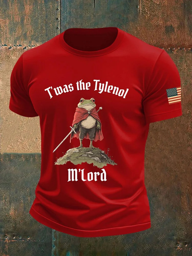Portland Frog T-Shirt Twas The Tylenol M Lord FDT Anti Trump Clothing Gifts For Him