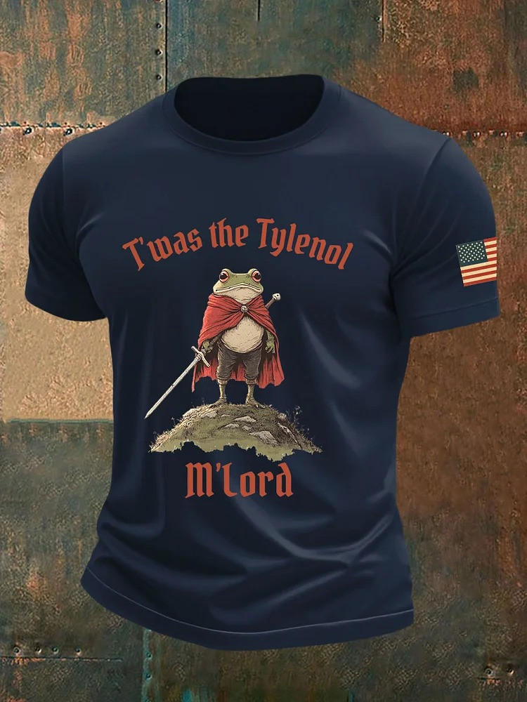 Portland Frog T-Shirt Twas The Tylenol M Lord FDT Clothing Anti Trump Gifts