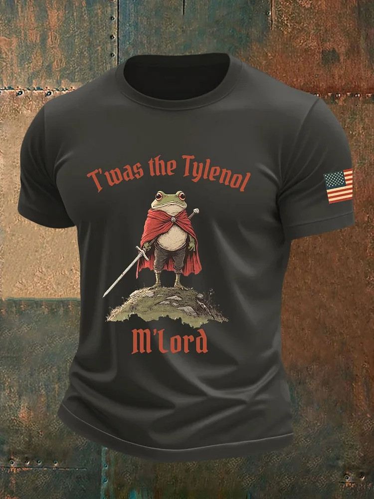 Portland Frog Twas The Tylenol M Lord T-Shirt Anti Trump Apparel Gifts For Liberal