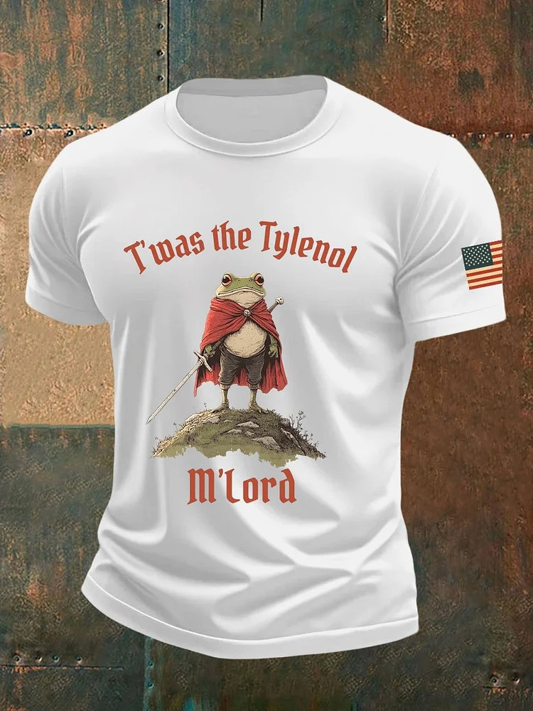 Portland Frog Twas The Tylenol M Lord T-Shirt FDT Anti Trump Clothing Present Ideas