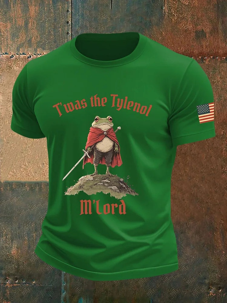 Portland Frog Twas The Tylenol M Lord T-Shirt Funny Liberal Meme Shirt Anti Trump Gifts