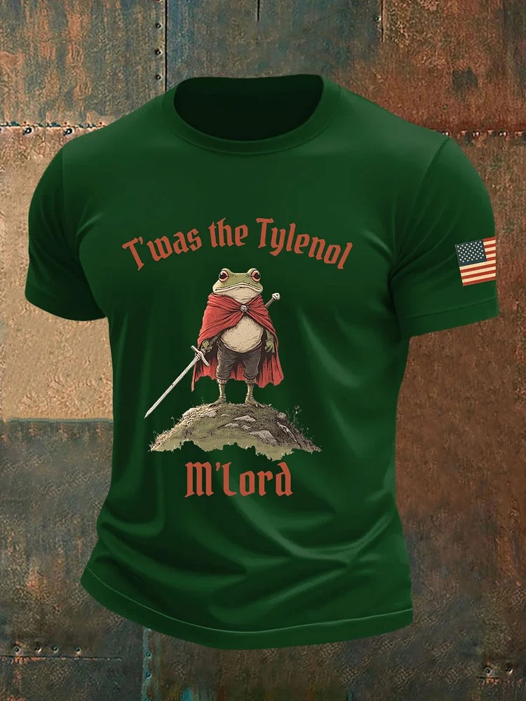 Portland Frog Twas The Tylenol M Lord T-Shirt Funny Liberal Meme Shirt Gifts For Liberal