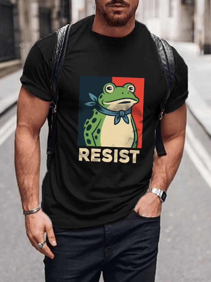 Portland Frog Vintage Shirt Resist Tee No Polish Frog Shirt Anti MAGA Gift for Husband